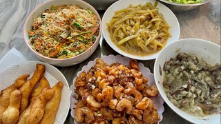 Super High-Calorie Family Lunch