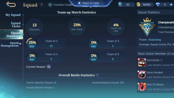 How to leave squad in MLBB toturial