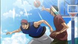Kagami played basketball on the beach for the first time to practice his jumping ability