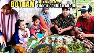 Diguyur Hujan‼️Masakan Hampir Gagal, Suasana Hujan Dikampung, Nasi Liwet, Ikan Bakar, Sambel Jahe