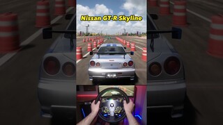 Fast & Furious Cars Maneuverability Test (Moose Test) 🚗 #shorts