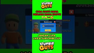 Cara ganti Nama stumble guys jadi nama emote#shorts #viral#trending#stumbleguys