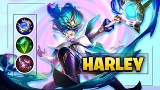 HİÇBİR ŞEY UMRUNDA OLMAYAN HARLEY OYNAYIŞI - Mobile Legends