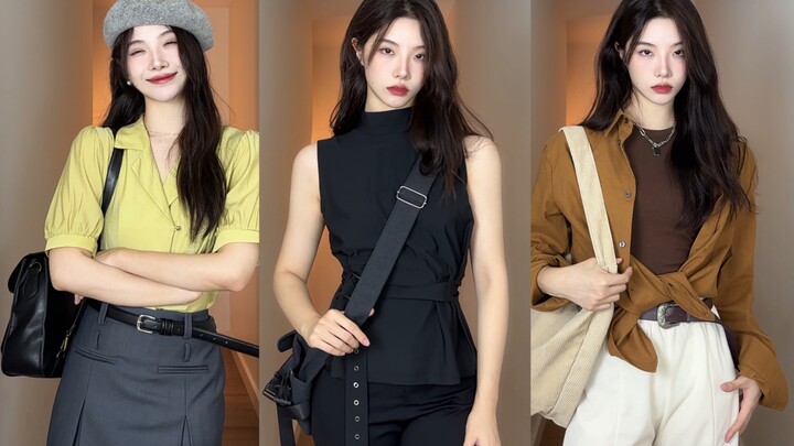Casual yet stylish! Handsome and beautiful—blouse, skirt, and sleeveless outfit ideas