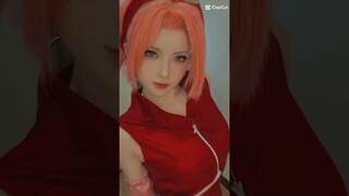 cosplay anime "Sakura haruno"