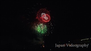 [4K]2017年 本荘川まつり花火大会 ワイドスターマイン デラックススターマイン No.23～No.29 Honjo Fireworks Festival | Akita Japan