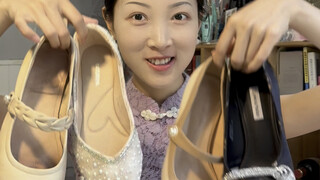 Sepatu cheongsam yang mampu digunakan untuk berjalan sejauh 20 ribu langkah (bagian atas)