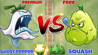 Ghost Pepper vs Squash: Rượt đuổi quyết liệt | Plants vs Zombies 2 - so sánh plants - MK Kids