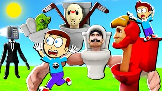 Roblox Skibidi Toilets Morphs - New Update | Shiva and Kanzo Gameplay