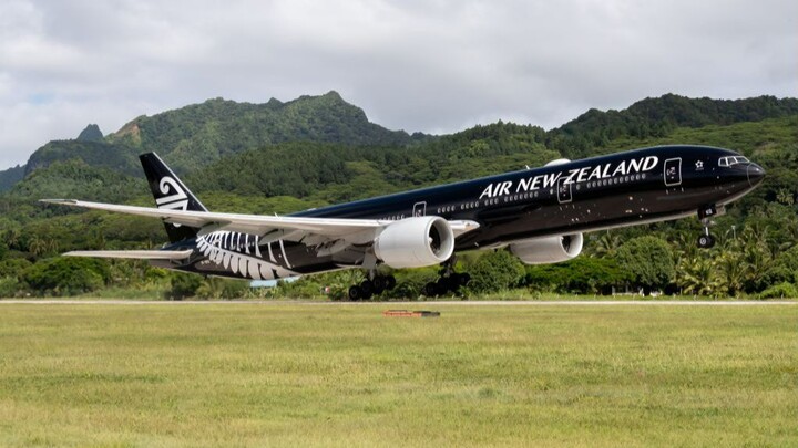 [4K] NZ6 _ Air New Zealand 777-200ER Auckland (AKL) - Los Angeles (LAX) _ Takeof