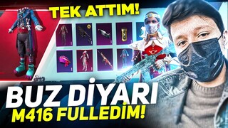 SONUNDA BUZ DİYARI M416 FULLEDİM 🥶 ŞANS HİLESİ Mİ YAPTIM!? Pubg Mobile