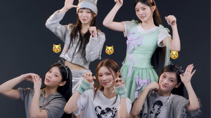 ILLIT แมวที่ยืมมา เวอร์ชันเต้นสุ่มแบบน่ารักต่อเนื่อง