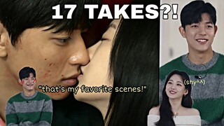 Lomon and Yi Hyun Kissing Scenes Took 17 Takes! 🤭 | Cutest Moments (namra & su hyeok)