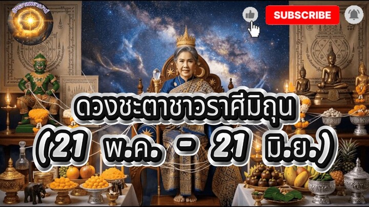 เปีดดวงชะตาชาวราศีมิถุน(21 พ.ค. - 21 มิ.ย.) #ดูดวงราศีมิถุน #จักรวาลพยากรณ์ #แม่หมอ #ทำนายดวงชะตา