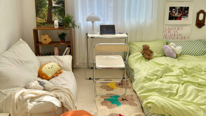 Cải tạo phòng trọ | Cô gái sinh năm 2001 lột xác căn phòng nhỏ trong làng đô thị giá thuê 250 tệ/thá