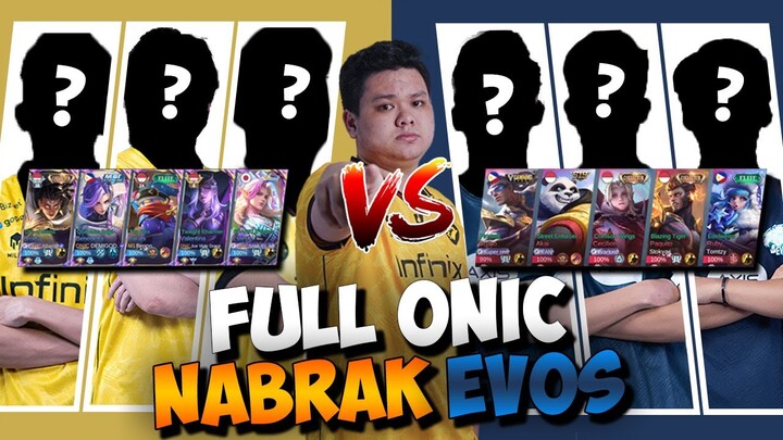 PART 1 - FULL ONIC KITA LAWAN FULL EVOS DI RANK!!!