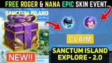 SANCTUM ISLAND STAGE 2 | CLAIM FREE EPIC SKIN NANA MECHA BABY & ROGER | MOBILE LEGENDS