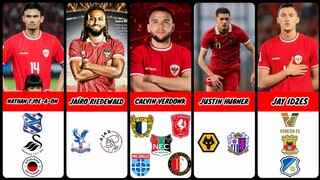 UPDATE #2 : DAFTAR KLUB YANG PERNAH DI BELA OLEH PEMAIN TIMNAS INDONESIA 🇮🇩