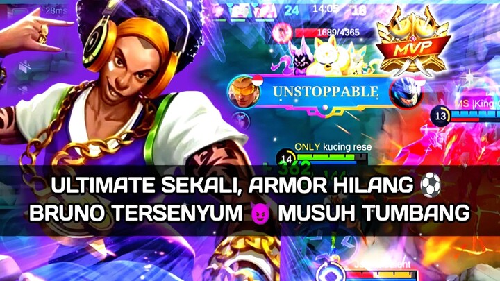 LARI GESIT - SERANG KILAT, BRUNO TAK TAKUT DAMAGE CEPAT ❗