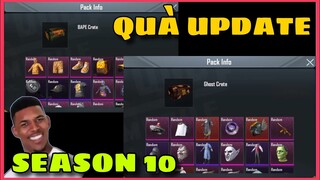 NHẬN QUÀ UPDATE SEASON 10, FAKE IP LÀM NHIỆM VỤ NHẬN QUÀ || PUBG MOBILE