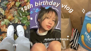 18th birthday vlog🎂| du học pháp🇫🇷|  autumn in france |