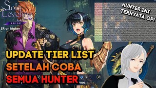 UPDATE TIER LIST SETELAH COBA SEMUA KARAKTER SOLO LEVELING ARISE