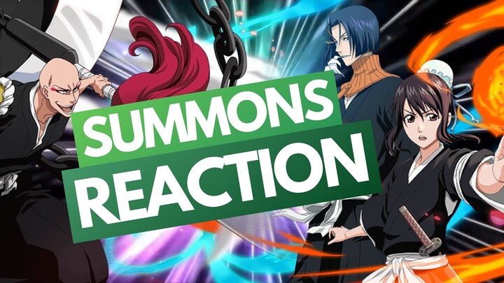 SO MANY 5 STARS! | Bleach Brave Souls SUMMONS REACTION!