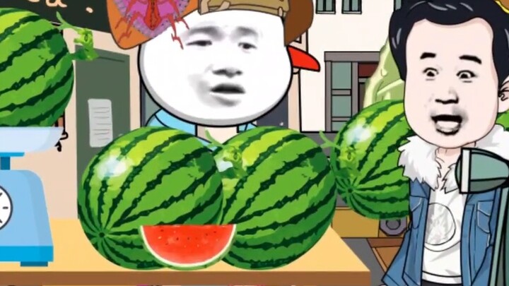 When Brother Qiang was selling melons in a small town, he unexpectedly ran into Liu Huaqiang. The me