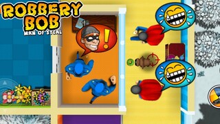 Robbery Bob - Smart Dog and Super Bob Gameplay Troll All Police Funny Part 14