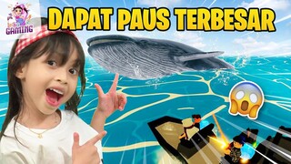 LEIKA BERHASIL KALAHKAN PAUS LEGENDARIS DAN TERBESAR 😱😨 FISHING SIMULATOR [ROBLOX INDONESIA]