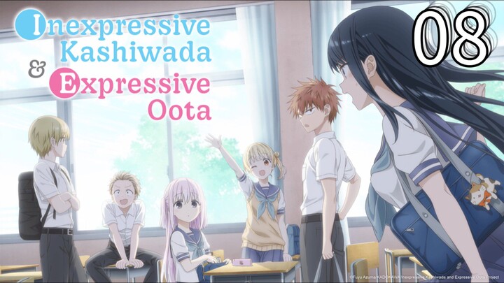 EP-08||Inexpressive Kashiwade and Expressive Oota||ENG SUB