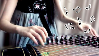 "Croatian Rhapsody" cover oleh seorang gadis dengan zither Tiongkok