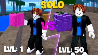 Blox Fruit - Thử Thách Solo Cày Cấp RANDOM LEOPARD level 1 in Roblox