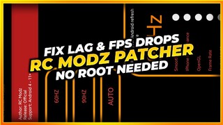 Fix Lag in All Android Games! Best Game Booster For Android + Refresh Rate Enhancer - RC Modz