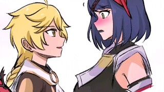 The traveler is so mean, Kujo Sara is so cute! Poor Thunder God, he has become a tool for sword-draw