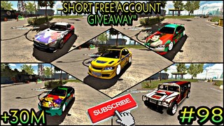 [🔴Short Free Account Giveaway#98 ] Car Parking Multiplayer 4.7.8