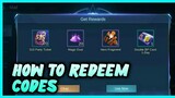 How to Redeem Codes Tutorial