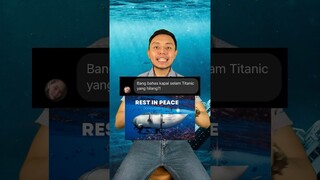 Kapal selam TITANIC HILANG?! Tiketnya 3,7 MILYAR! Gimana ceritanya? #shorts
