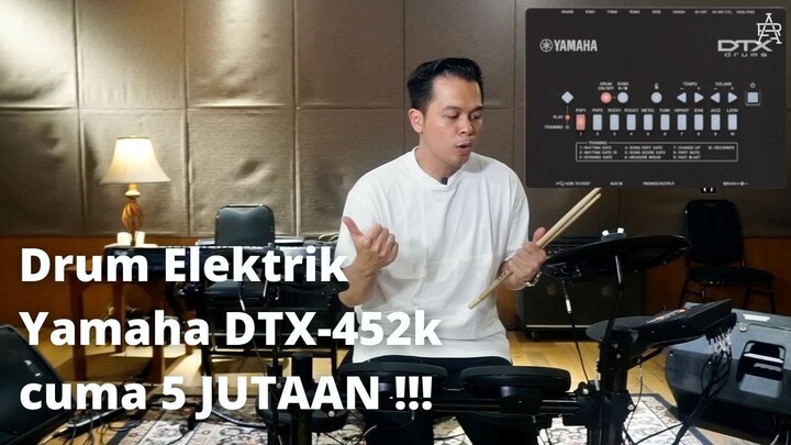 Review Yamaha Drum Electrik DTX-452k