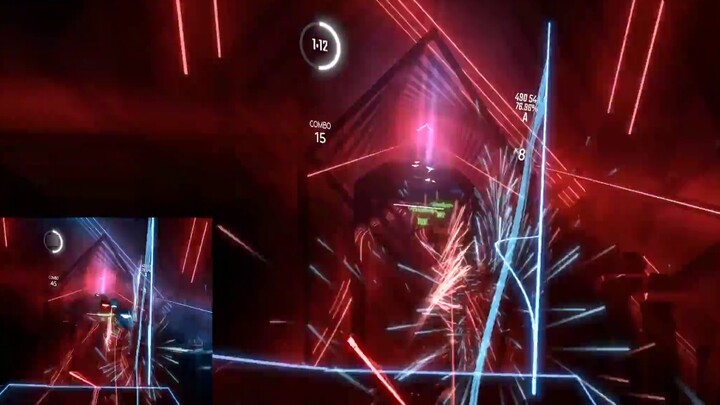 (เกม Beat Saber) ความยากระดับสูงสุดยังไม่พอ ต้องเพิ่มเอฟเฟกต์นรกไปอีก 