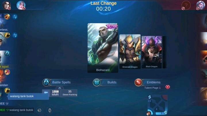 Yu Zhong sustain gameplay VS alucard