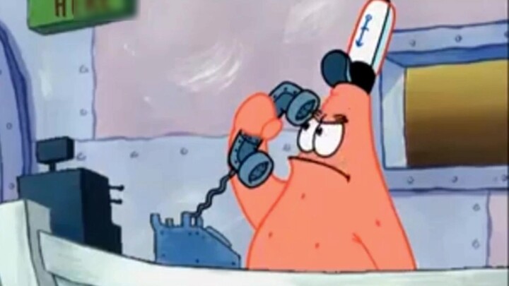 [Pat Star menjawab telepon] Saat Patrick bertemu Terong 02. (Maozi-Melon Musim Dingin Qiang)