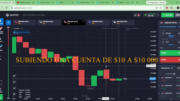 3.SUBIENDO LA CUENTA DE $10 A $10 000