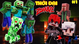 MINECRAFT THỜI ĐẠI ZOMBIE TẬP 1: ĐẠI DỊCH ZOMBIE ĐÃ QUAY TRỞ LẠI LÀNG NOOB TEAM?