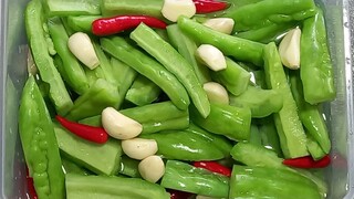 cách làm khổ qua muối chua ngọt. không đắng
