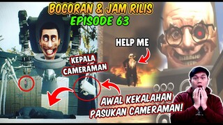BOCORAN TERBARU & JAM RILIS EPISODE 63 SKIBIDI TOILET! AWAL KEKALAHAN CAMERAMAN & DUO TITAN TERKUAT