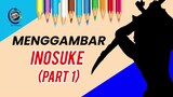Menggambar Inosuke Hashibira part 1