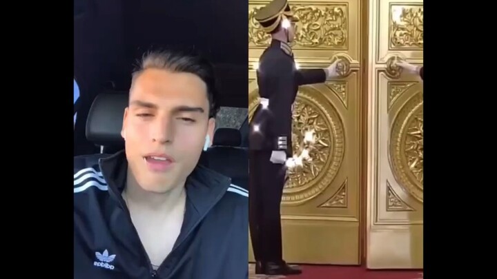 Reactions upon meeting [Emperor Putin]