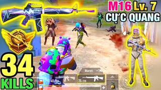 [PUBG Mobile] Trải Nghiệm Skin M16 CỰC QUANG Cấp 7 Tuyệt Đẹp | Takaz Lần Đầu Sấy M16 Cả Trận | T98