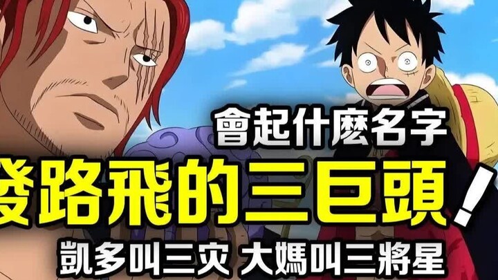 ยักษ์ทั้งสามของกลุ่มโจรสลัดหมวกฟาง ควรมีชื่อว่าอะไร?